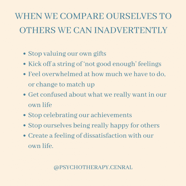 Effects of comparison