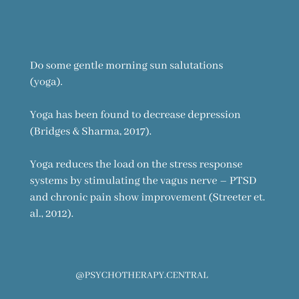 yoga reduces the load on the stress response systems