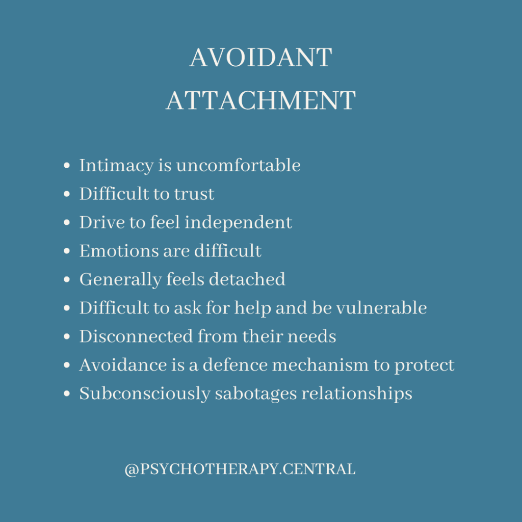 AVOIDANT ATTACHMENT