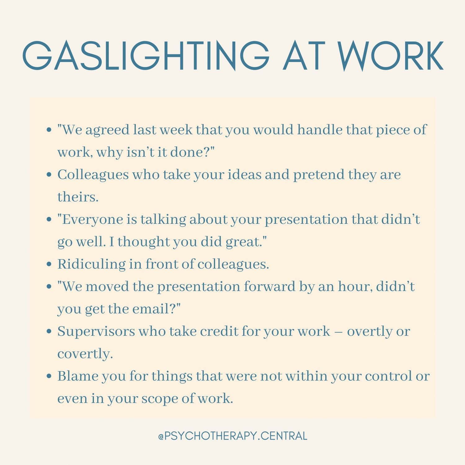 gaslighting At Work