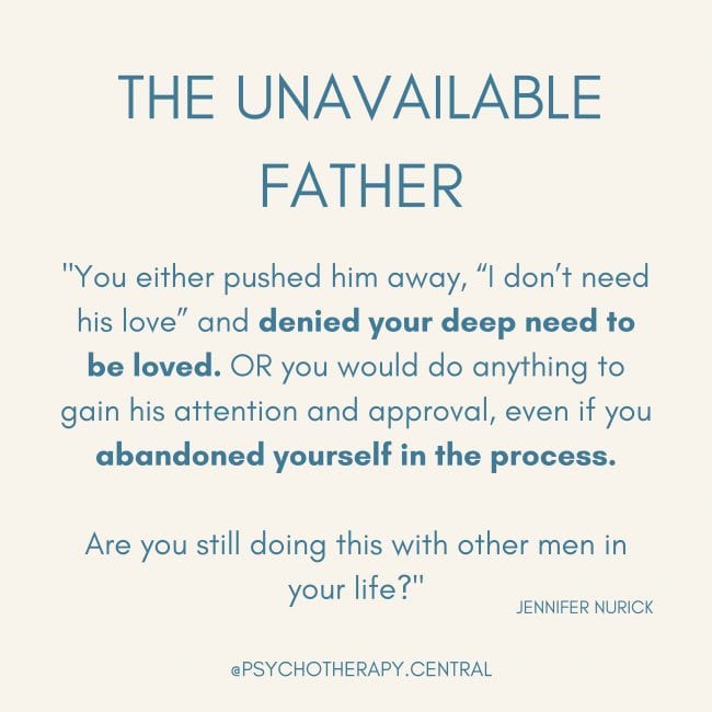 The Unavailable father