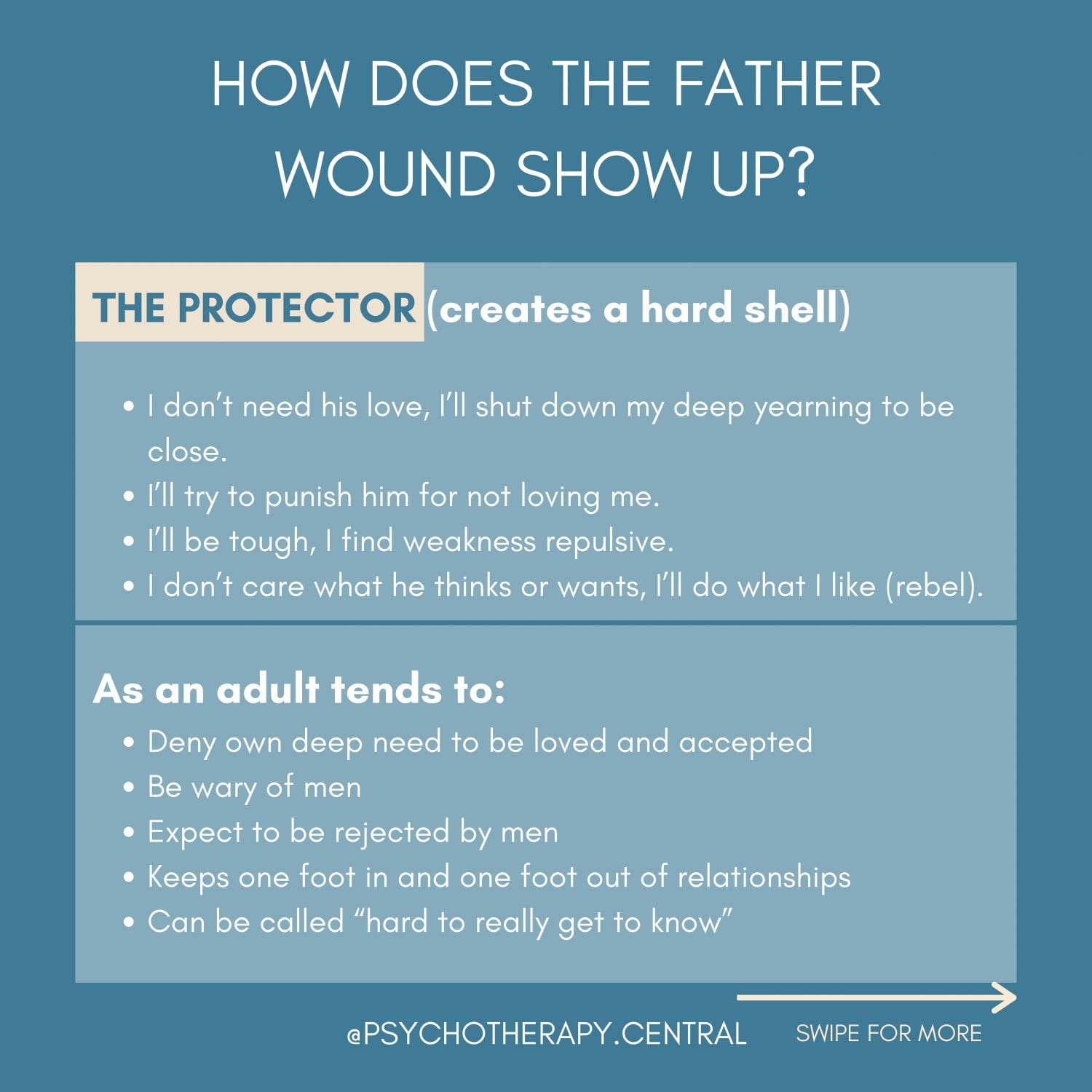 How Does The Father Wound Show Up