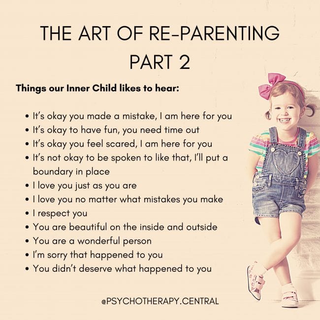 The Art of Re-Parenting