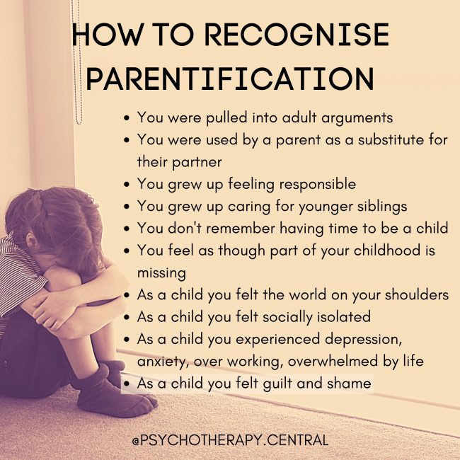 HOW TO RECOGNISE PARENTIFICATION