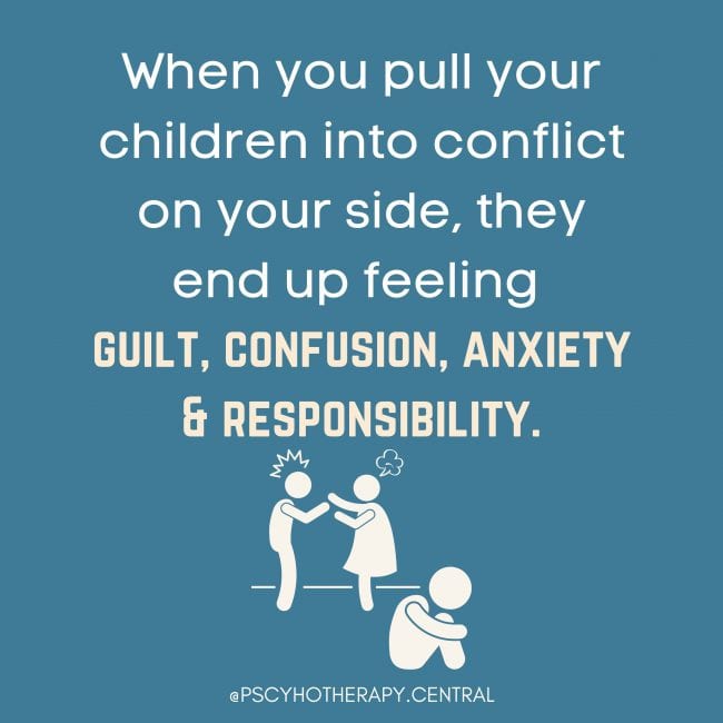 The Effects of Bringing Your Children into Your Confl