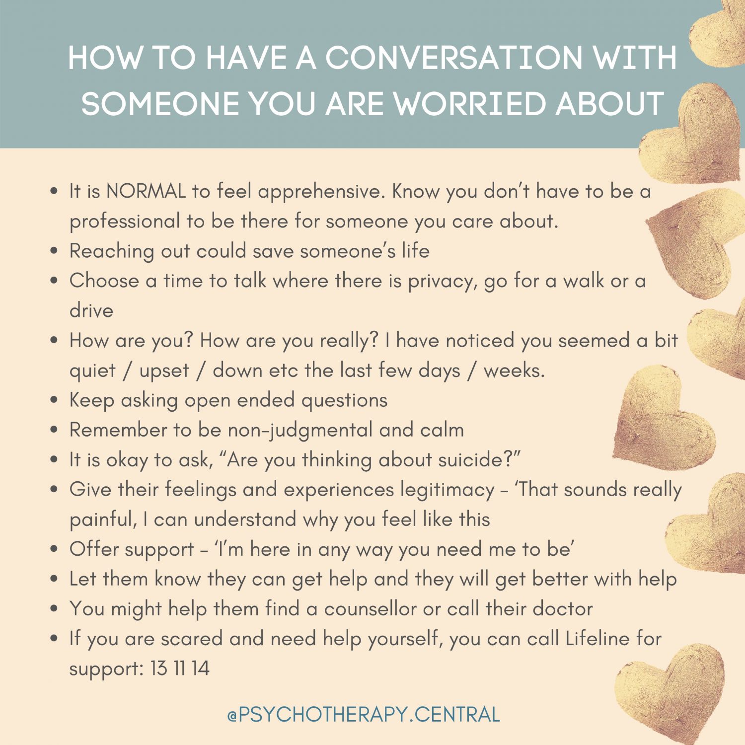 how to talk to someone you are worried about