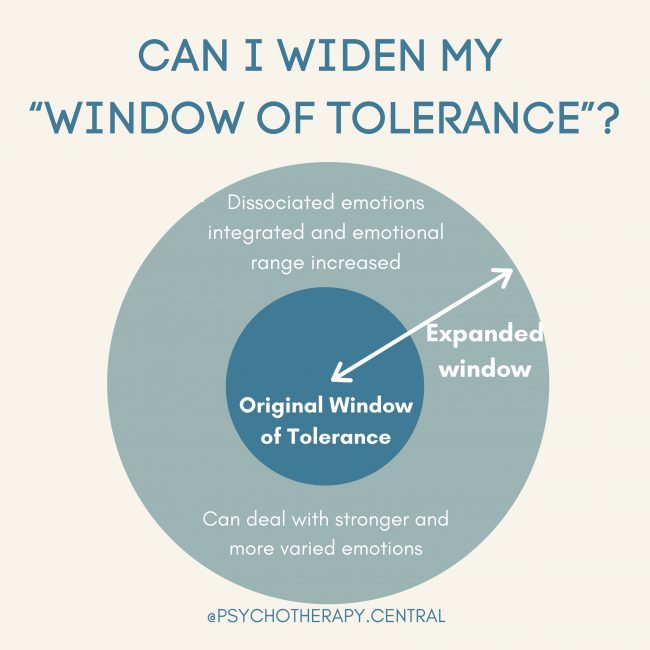 can I widen my window of tolerance
