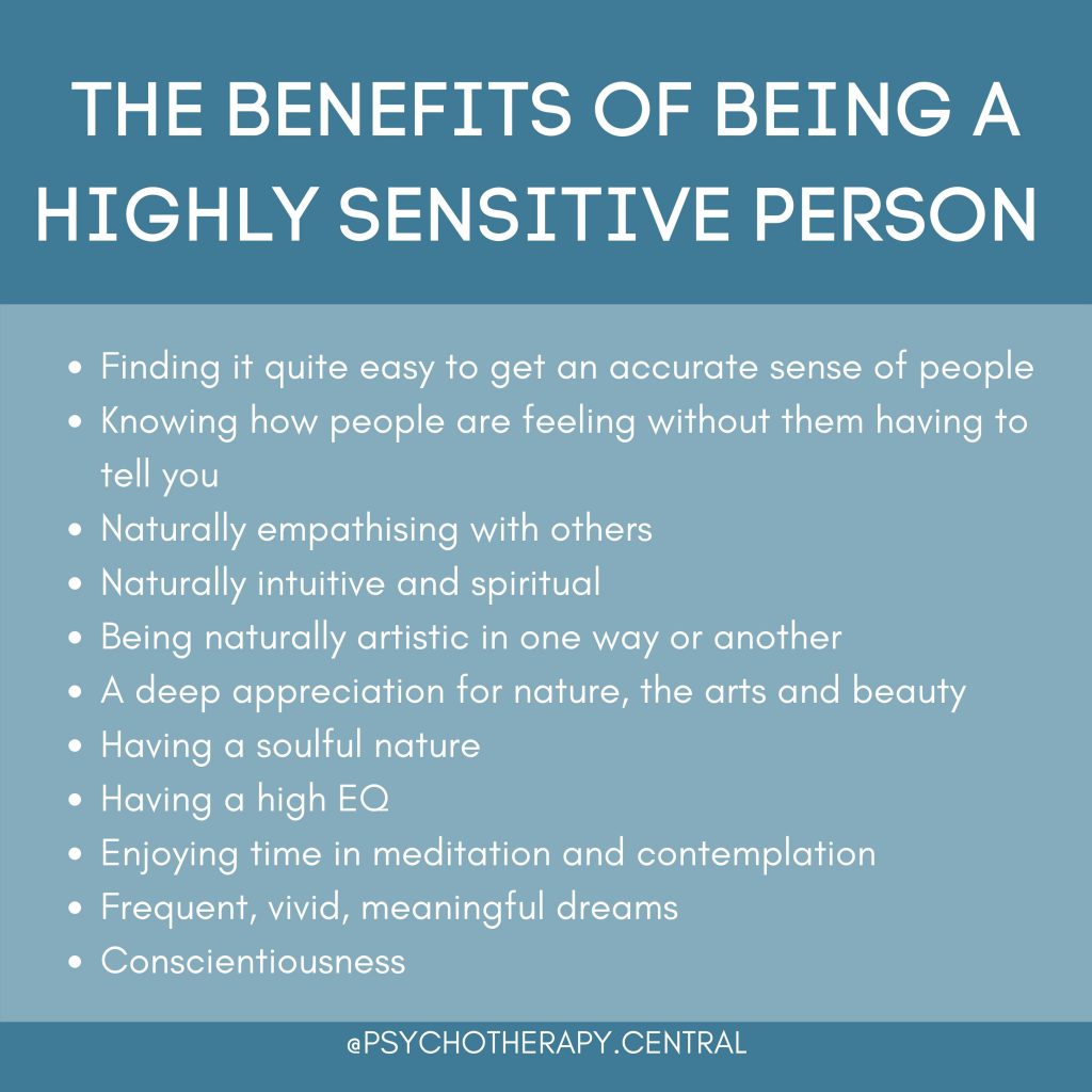 The Benefits of Being a Highly Sensitive Person (HSP) 
