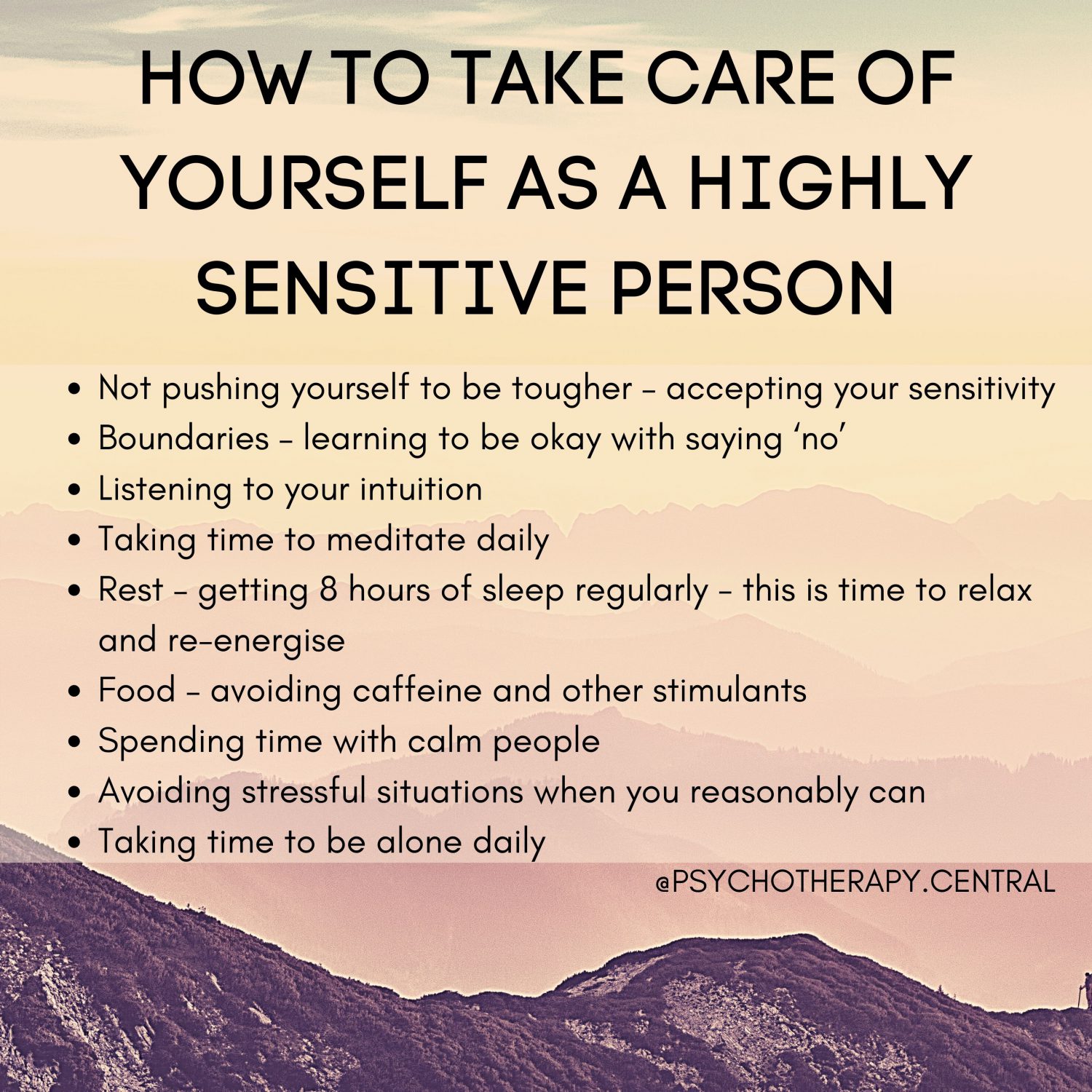 How to Take Care of Yourself as a Highly Sensitive Person