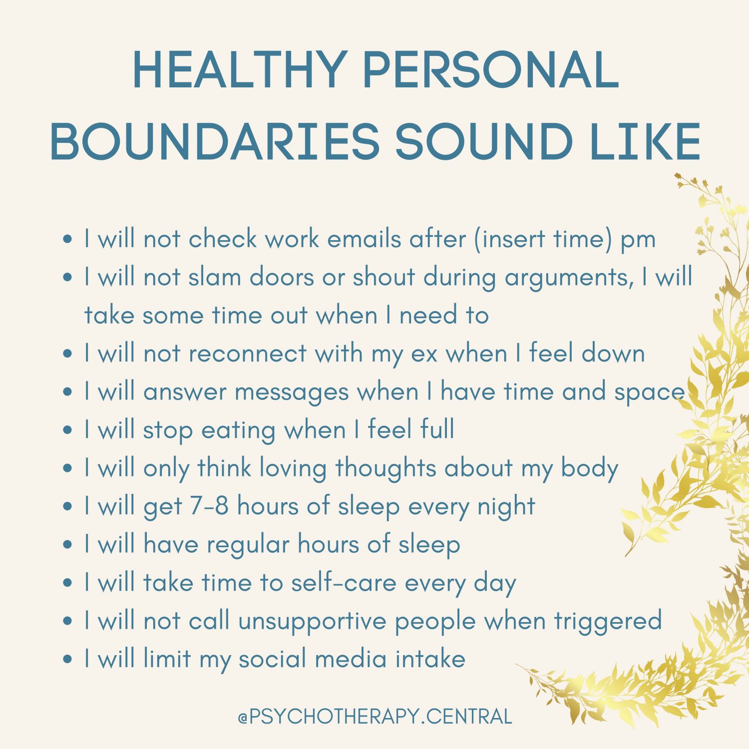 Healthy Personal Boundaries Sound Like
