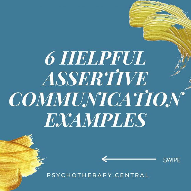 Helpful Assertive Communication Examples