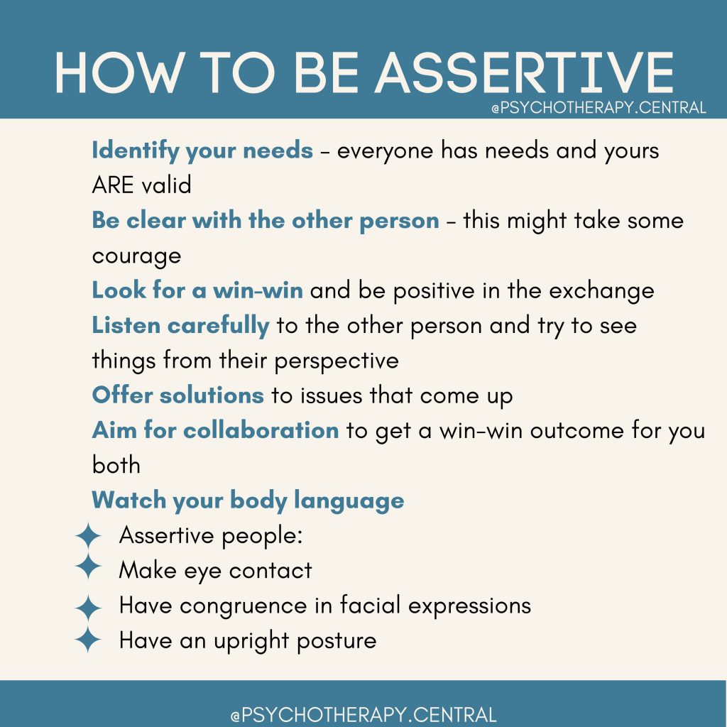 How to be Assertive