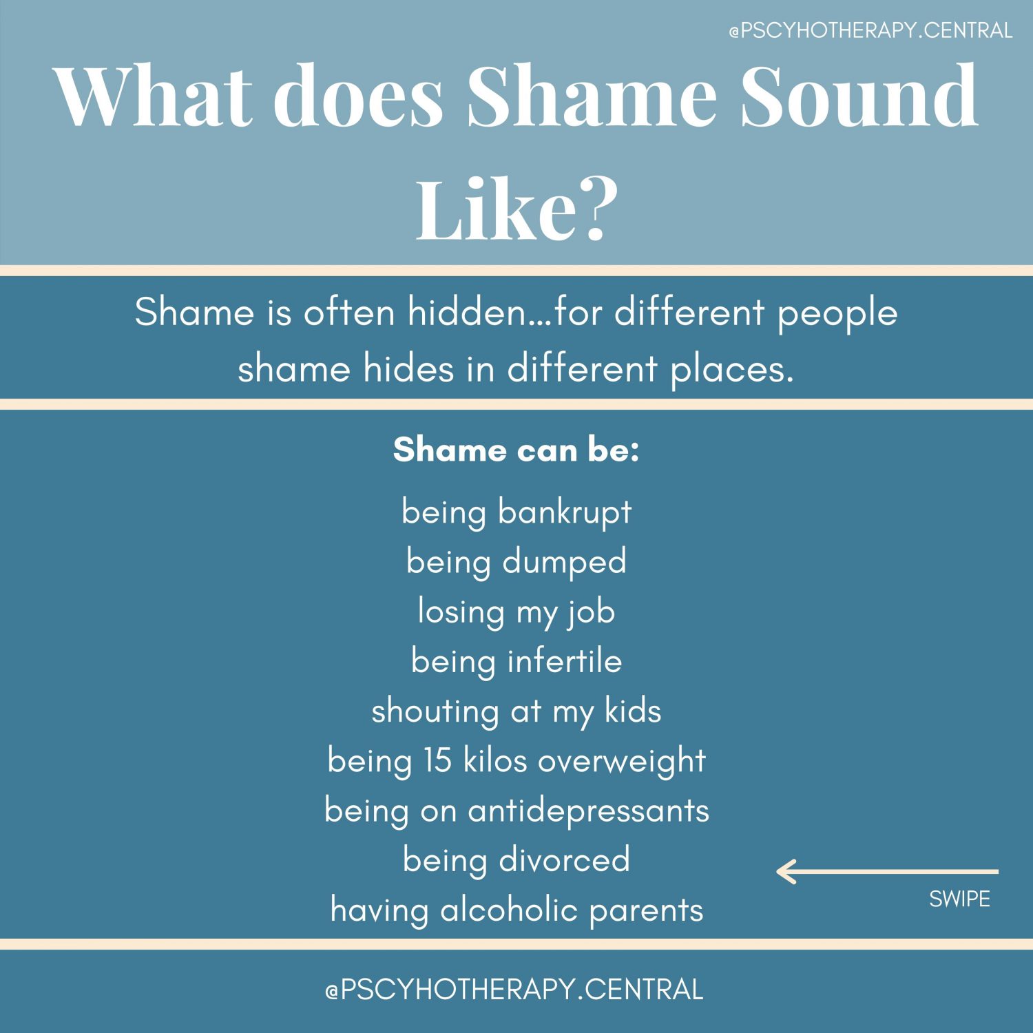 What Does shame sound like