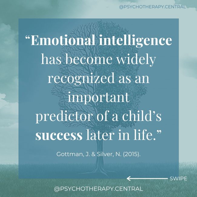Emotional Intelligence is a Predicator of Success.