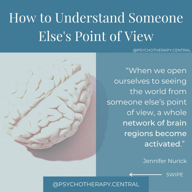 How to understand someone else's point of view