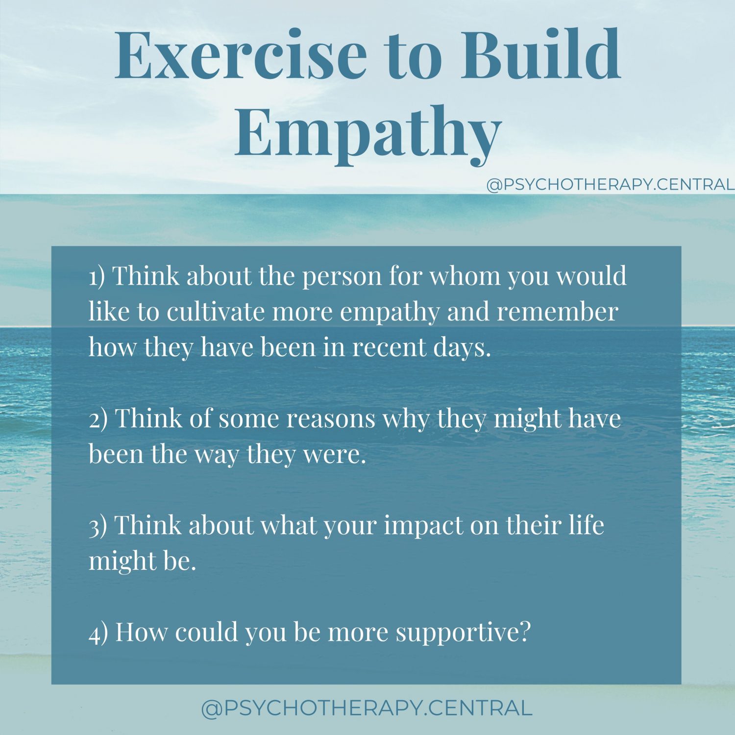 an exercise to build empathy