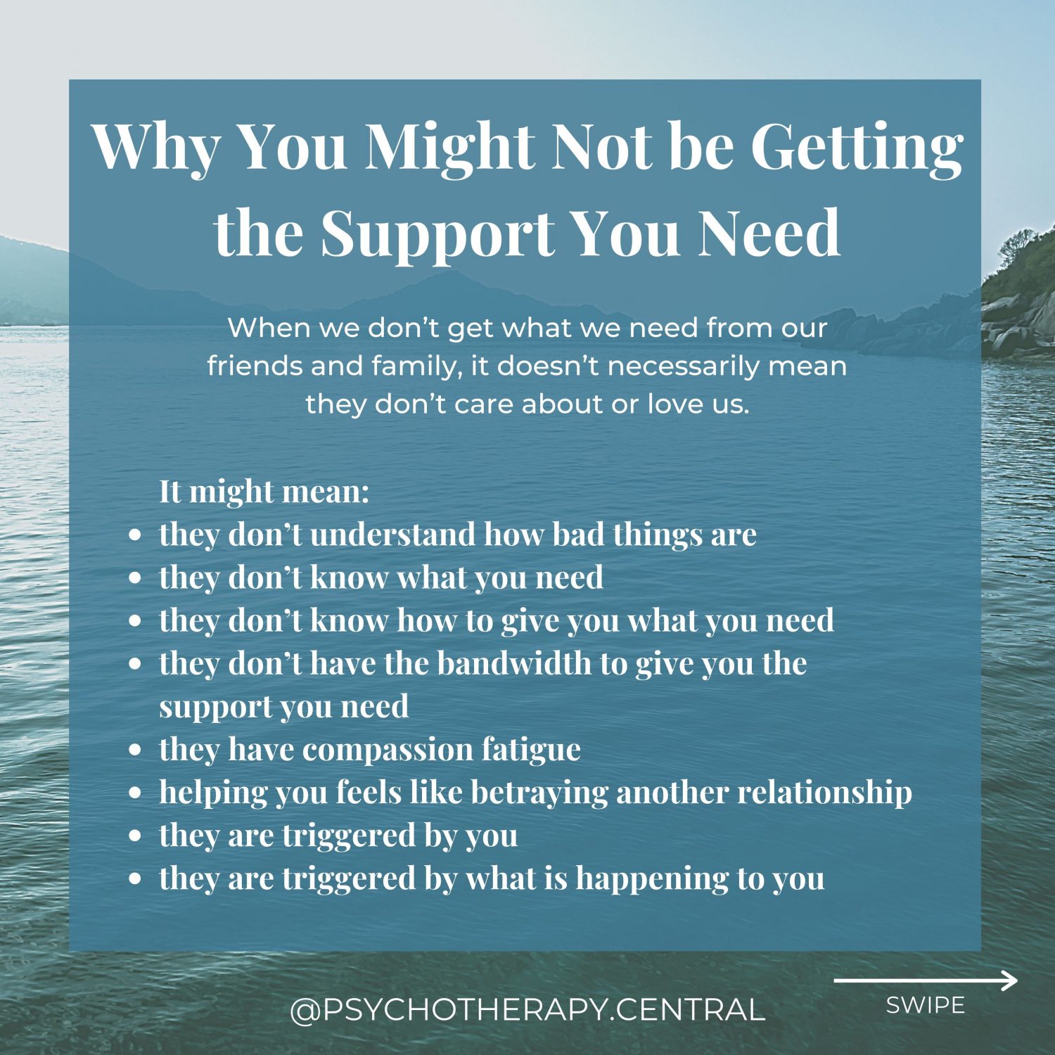 Why You Might Not be Getting the Support You Need