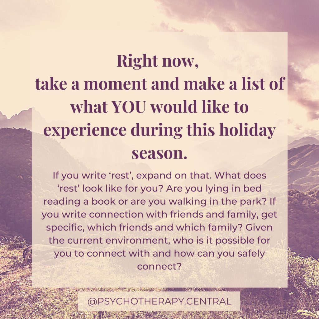 An Intentional Holiday Season
