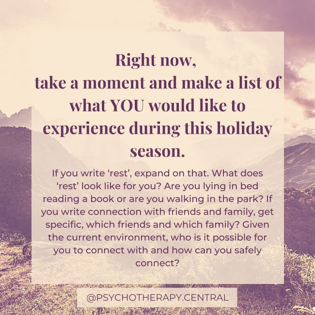 An Intentional Holiday Season