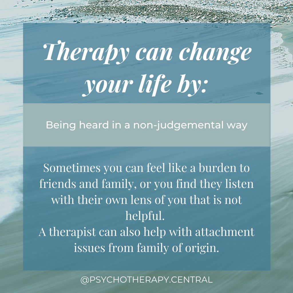 Therapy can change your life by: