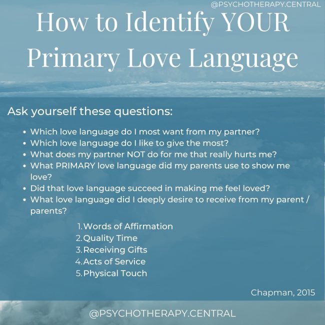 How to Identify YOUR Primary Love Language