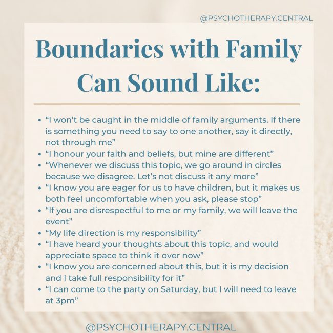 Boundaries with Family Can Sound Like