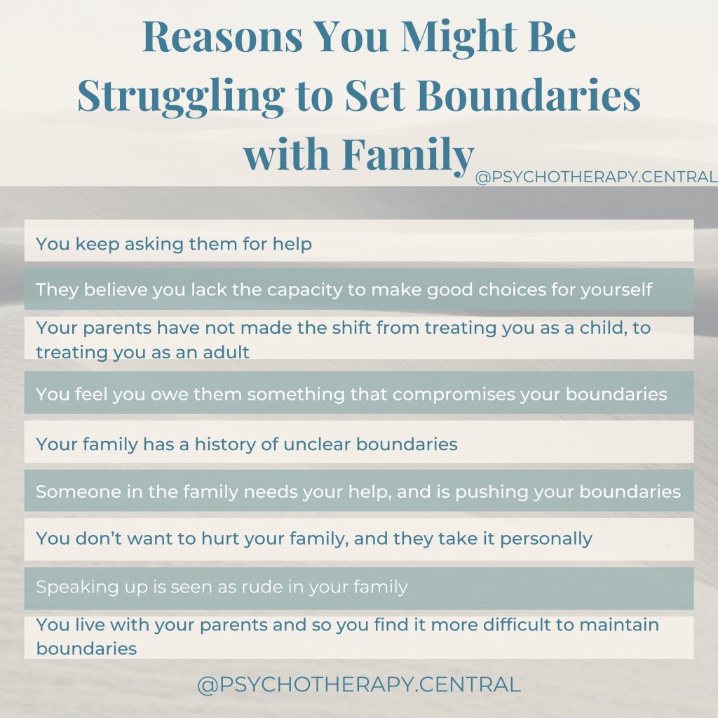 Reasons You Might Be Struggling to Set Boundaries with Family
