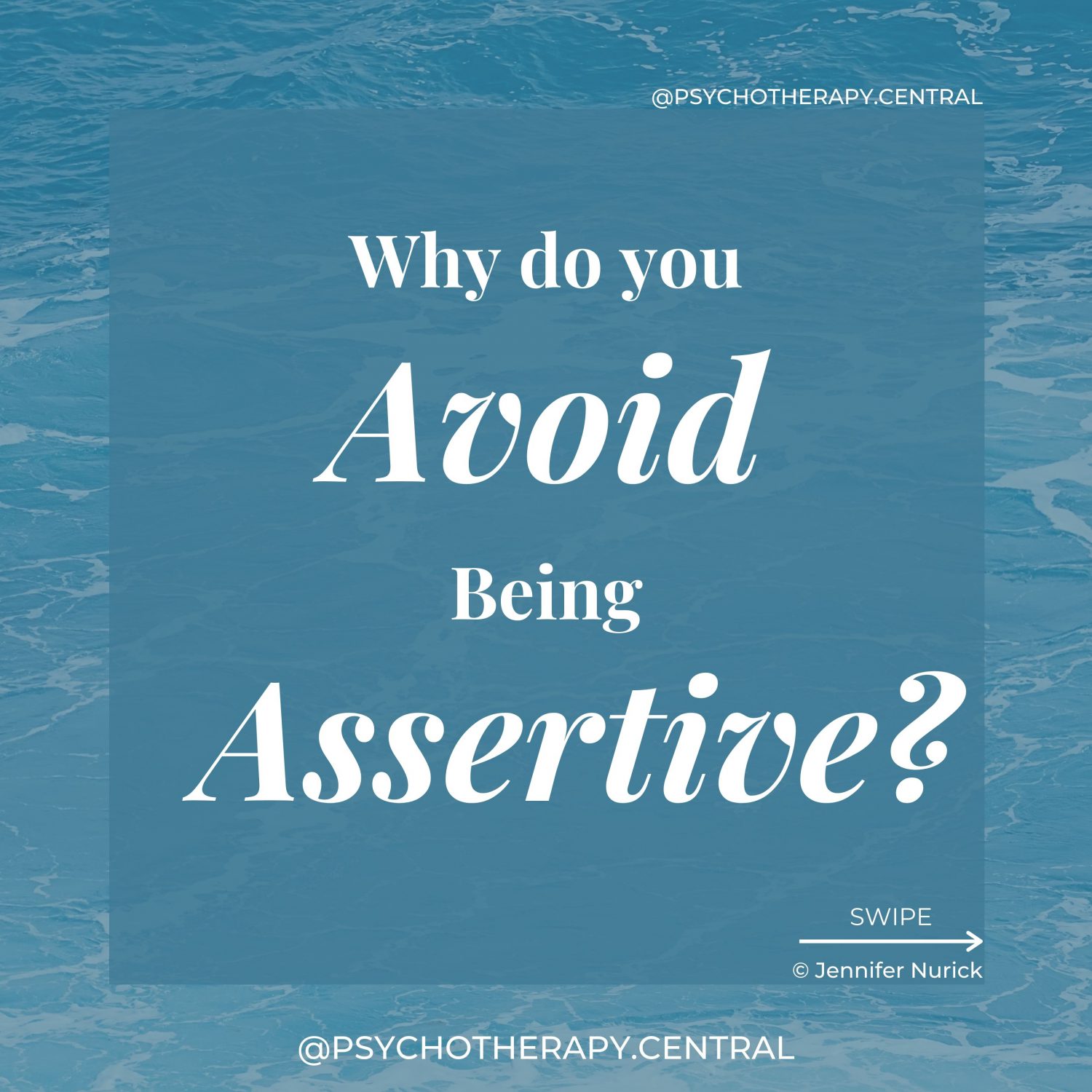 You think you will be judged or rejected You assume the other person will be upset You doubt the validity of your needs You avoid potentially uncomfortable situations and conflict You lack the skills to communicate assertively