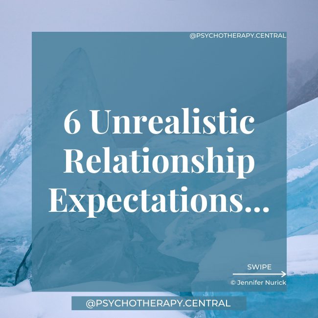 6 Unrealistic Relationship Expectations