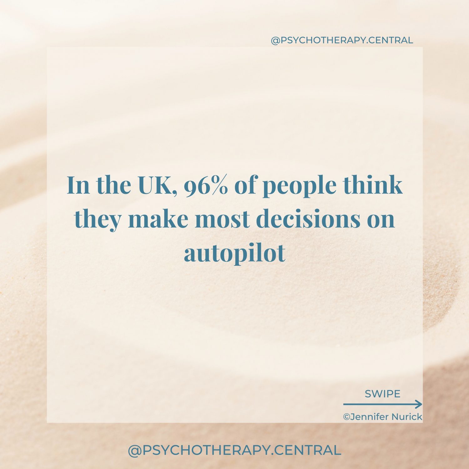 Just how much of your life are you living on autopilot?