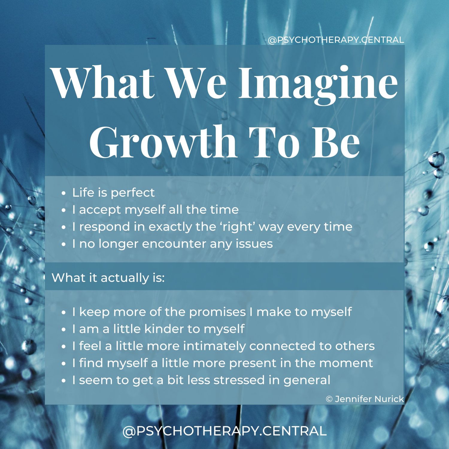 What We Imagine Growth To Be: