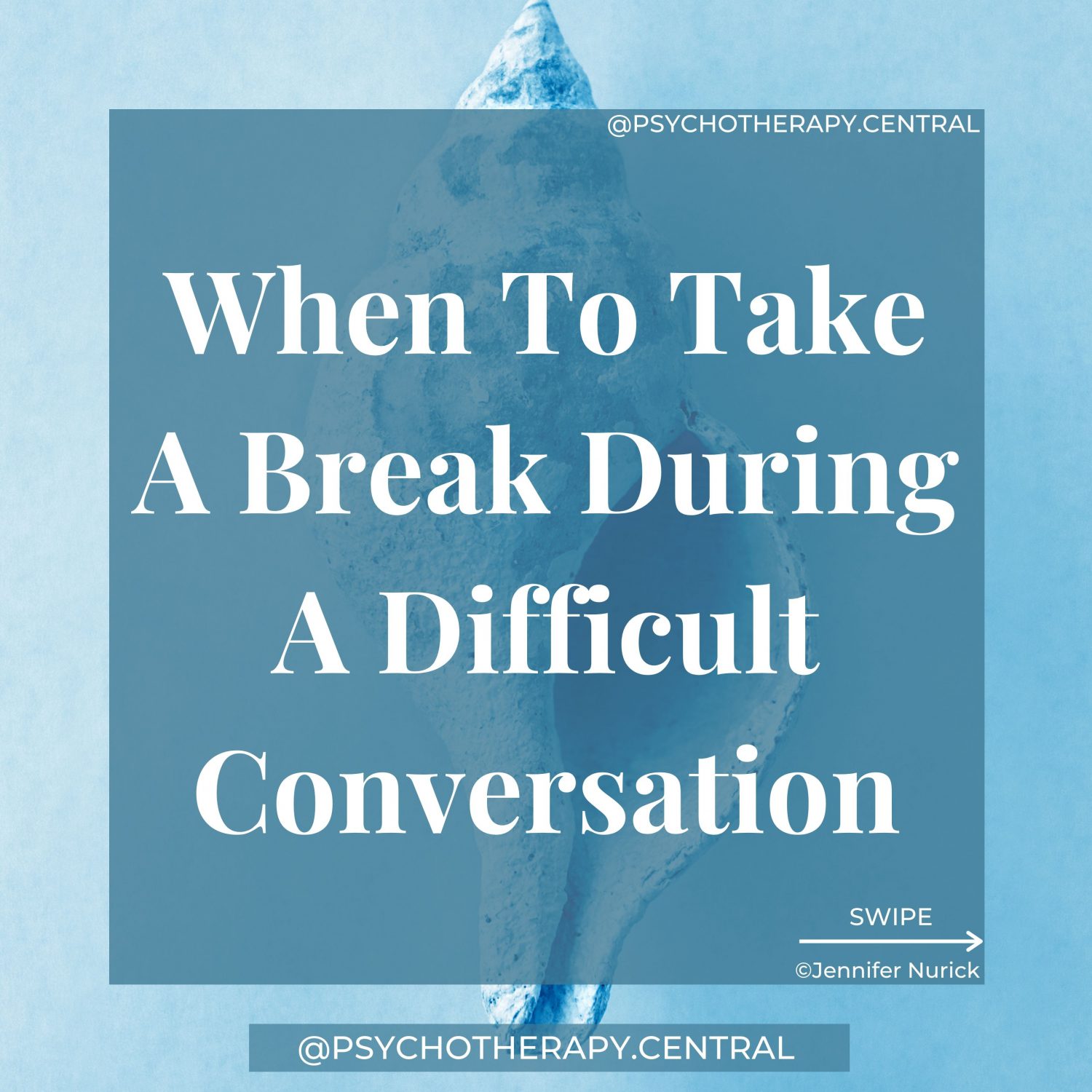 When to take a break during a difficult conversation: If you find you are flooded If you find you are becoming reactive If you notice something is going on for you You find yourself repeating yourself You have shut down You find yourself interrupting them to defend yourself You find yourself being disrespectful and saying things you will later regret You have stopped deeply listening to them You have become violent, physically or with your words