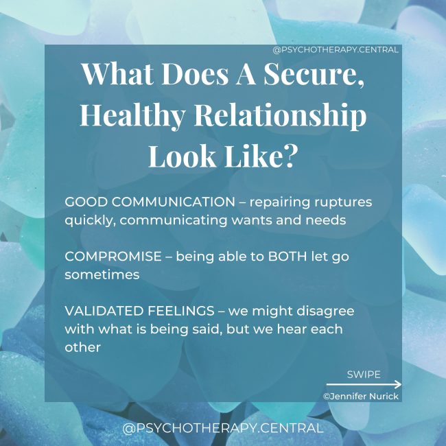 What Does A Secure, Healthy Relationship Look Like?