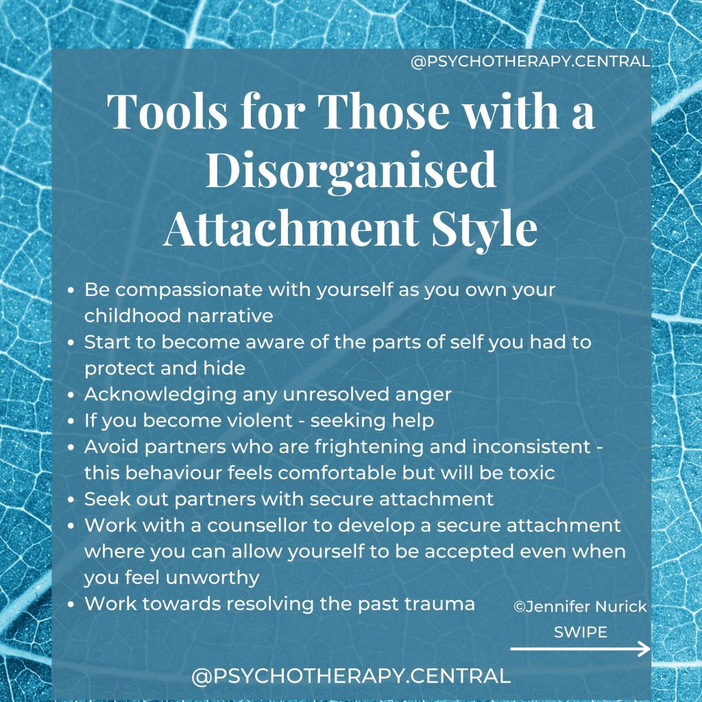 Tools for Those with a Disorganised Attachment Style
