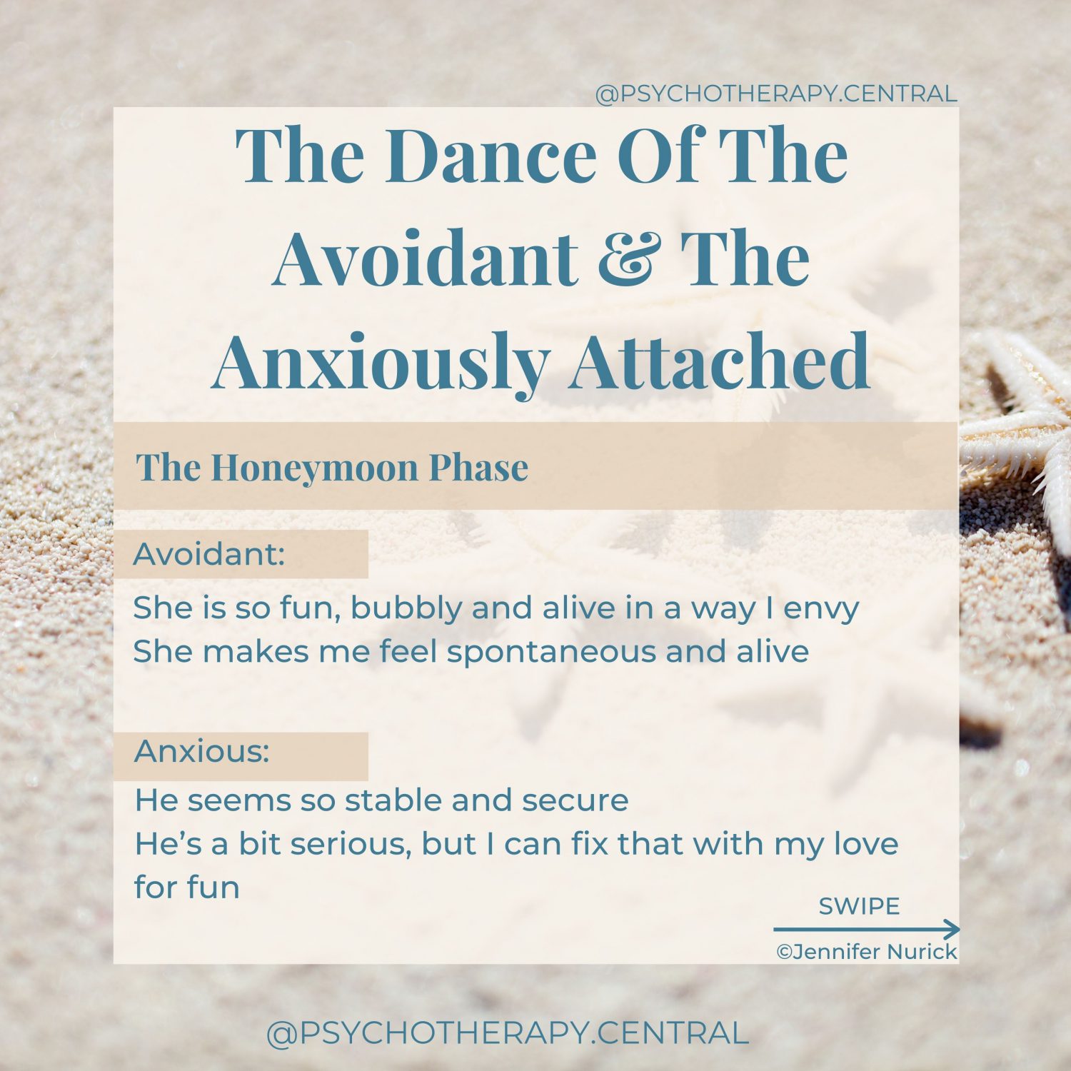 The Dance Of The Avoidant & The Anxiously Attached