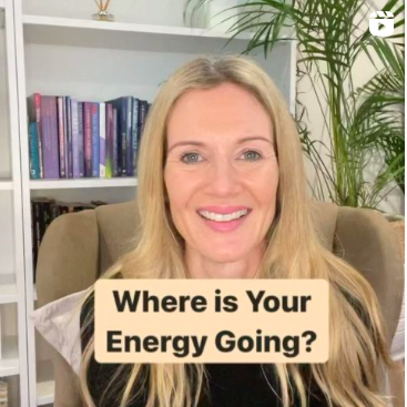 Where is Your Energy Going? Are you feeding the things that are meaningful to you? Is 95% of your energy going into work and only 5% going to things that are meaningful to you? Your family, your health and your spiritual life? How can you start to give more to what is meaningful to you?