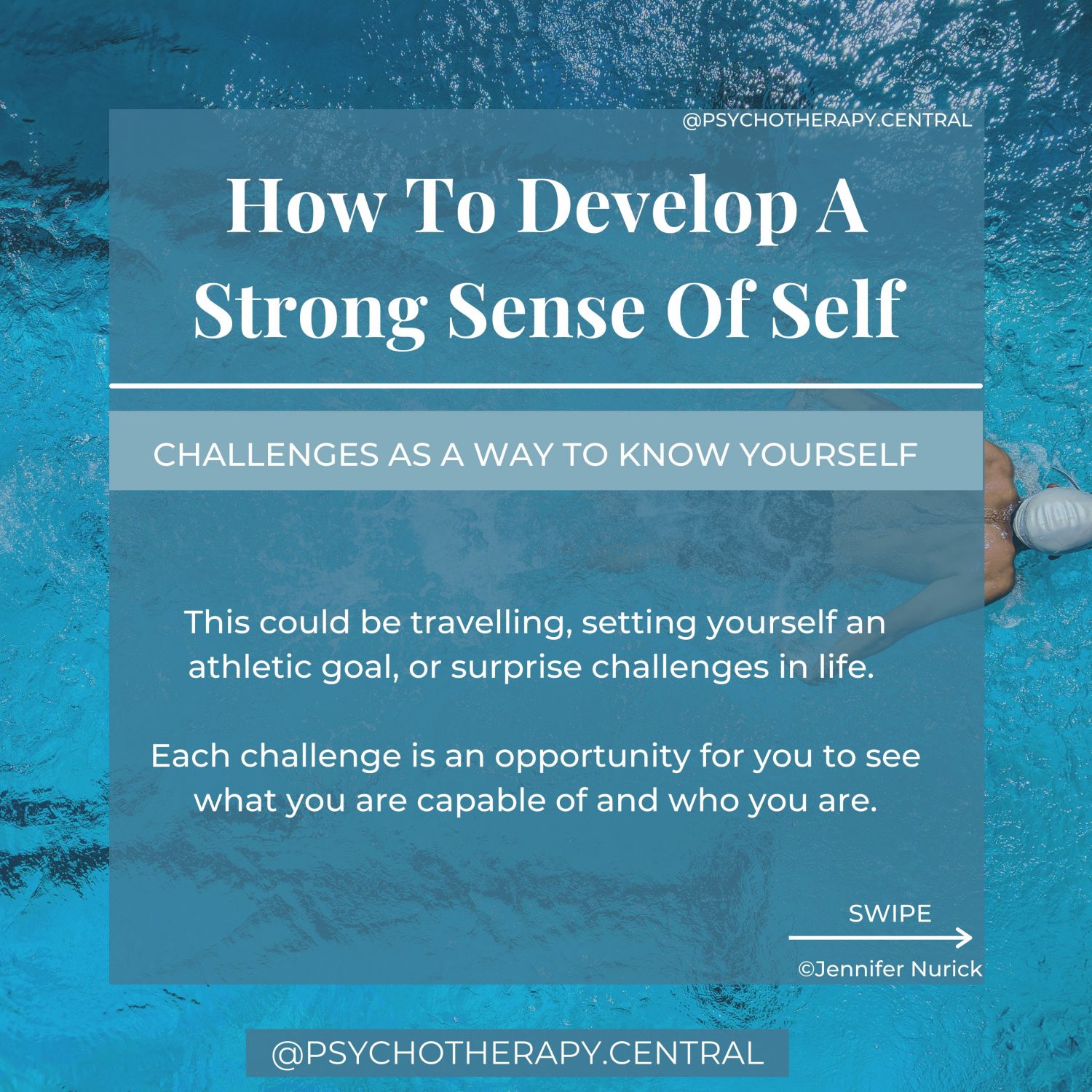 challenges as a way to know self
