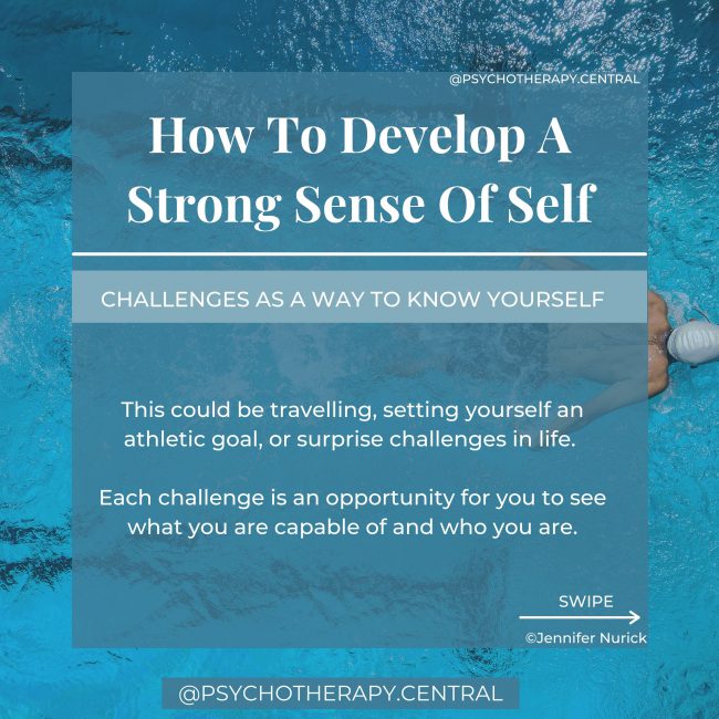 challenges as a way to know self