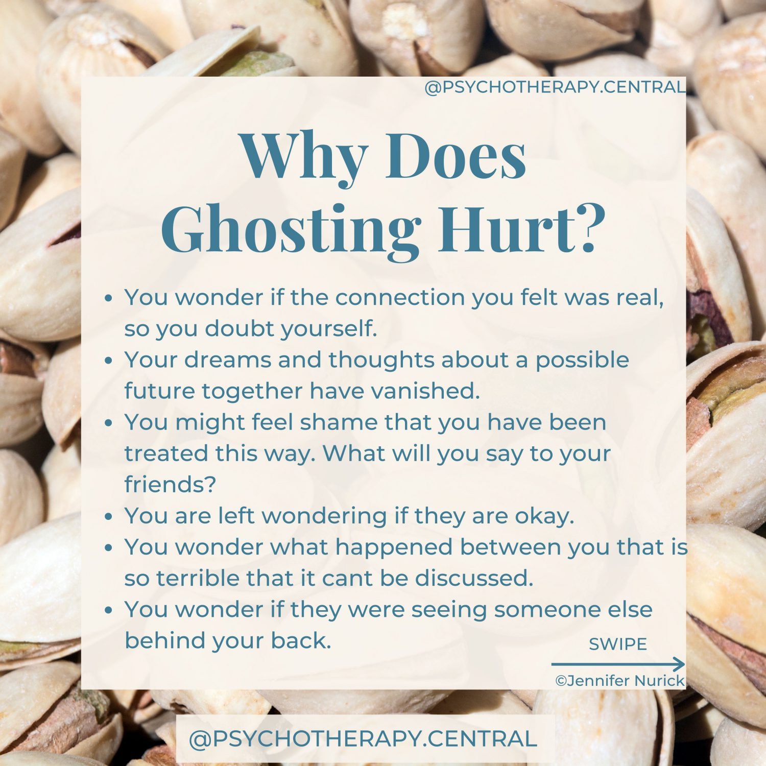 Why Does Ghosting hurt