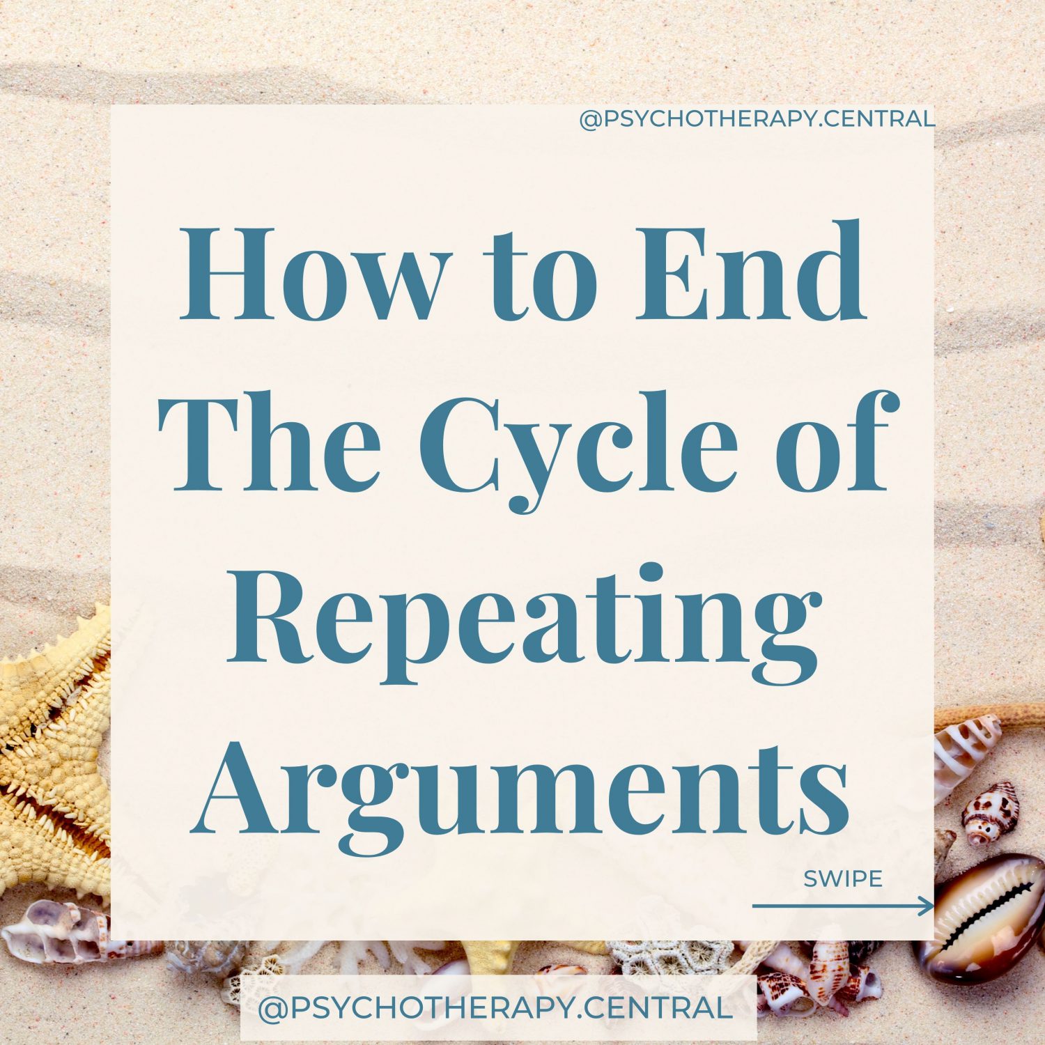 How to End The Cycle of Repeating Arguments