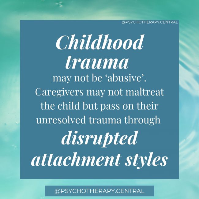 Disrupted Attachment Styles