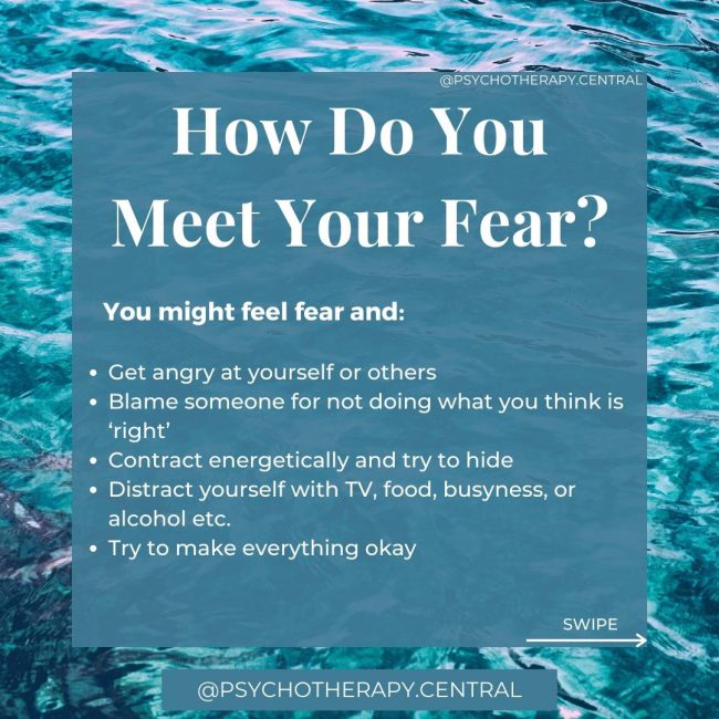 How Do We Meet Our Fear?