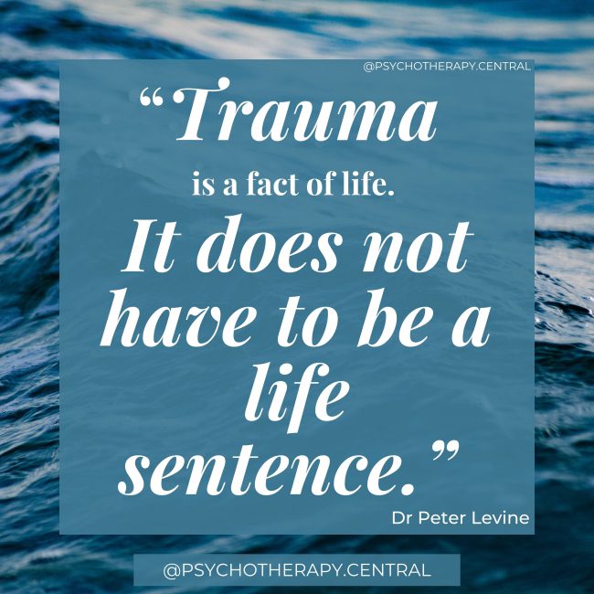 “Trauma is a fact of life. It does not have to be a life sentence.”