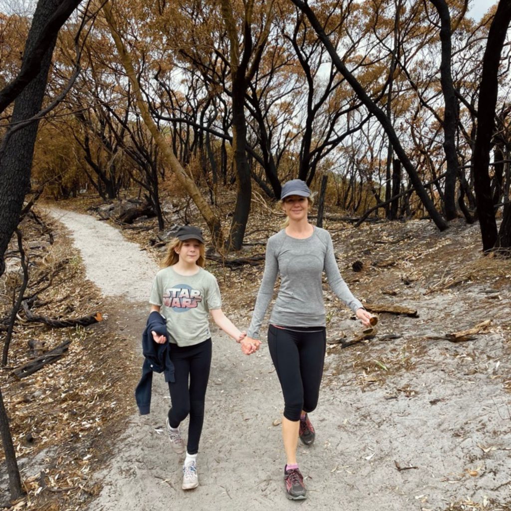 Jen And Ariel on a hike