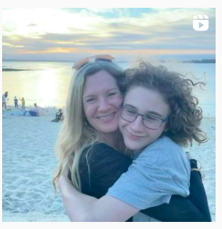 Mother and son hugging - connection