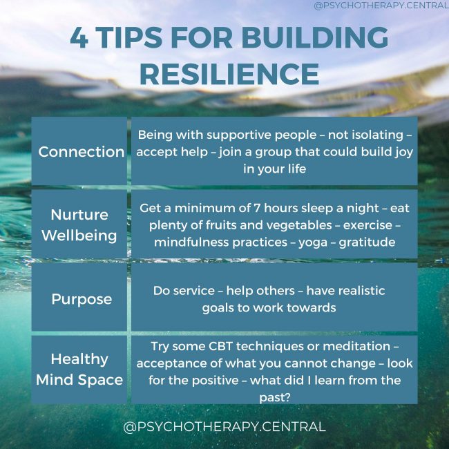 4 TIPS FOR BUILDING RESILIENCE