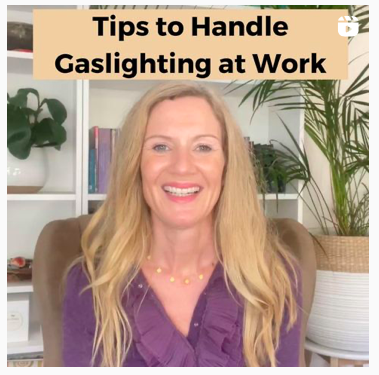 Gas lighting at work