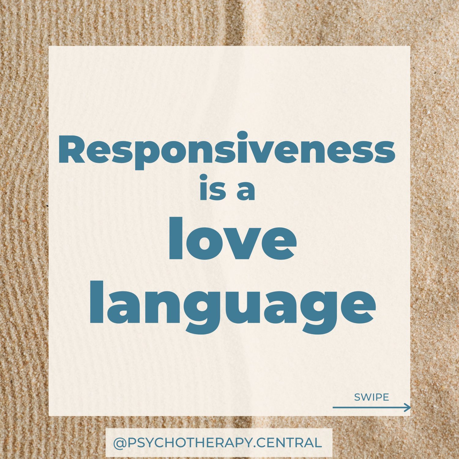 Responsiveness is a love language