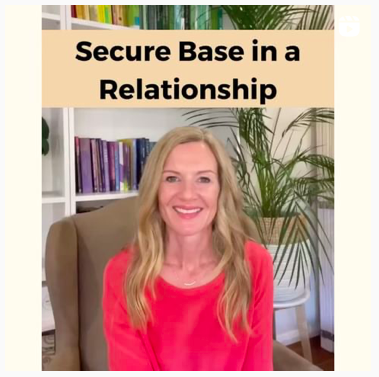 Secure base in a relationship