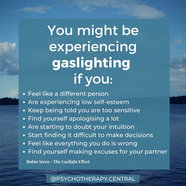 Signs you might be experiencing Gaslighting